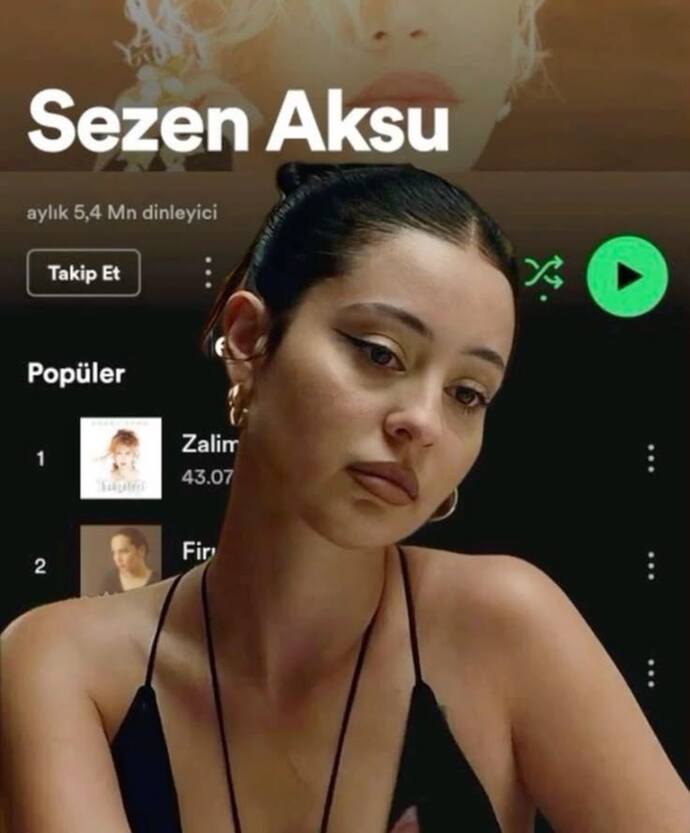 Hangi şarkıcının şarkılarını dinlerken yüzünüz buruk bir ifade alıyor?