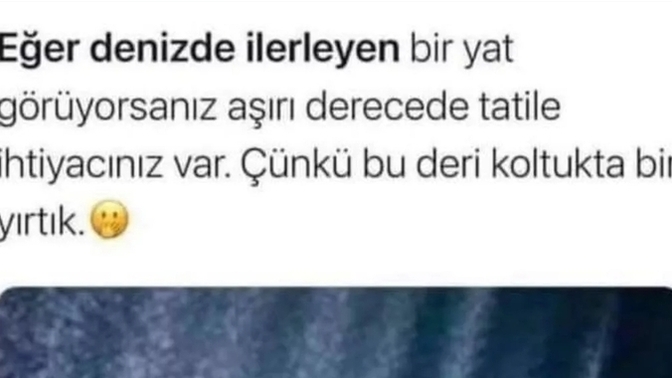 Tatile ihtiyacın var mı?