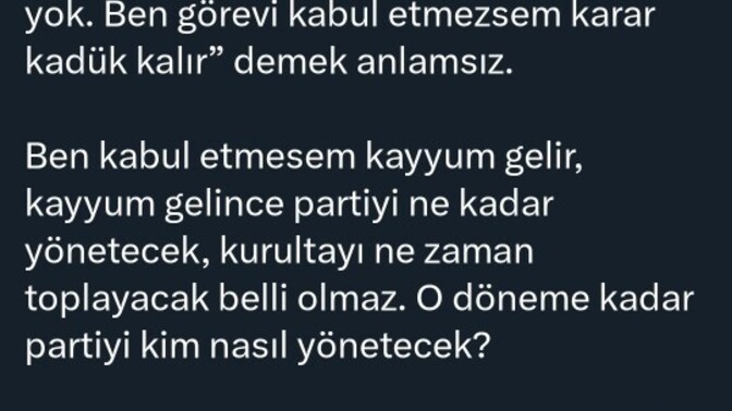Sanirim Kilicdaroglu cumhirbaskani adayimiz olucak tekrar ne dusunuyirsunuz?