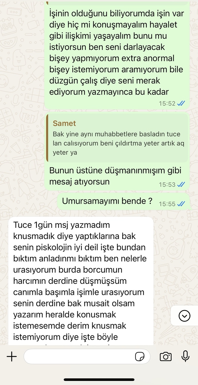 İlgisizliği ve arayıp sormaması için geçerli bi sebepmi arkadaşlar?