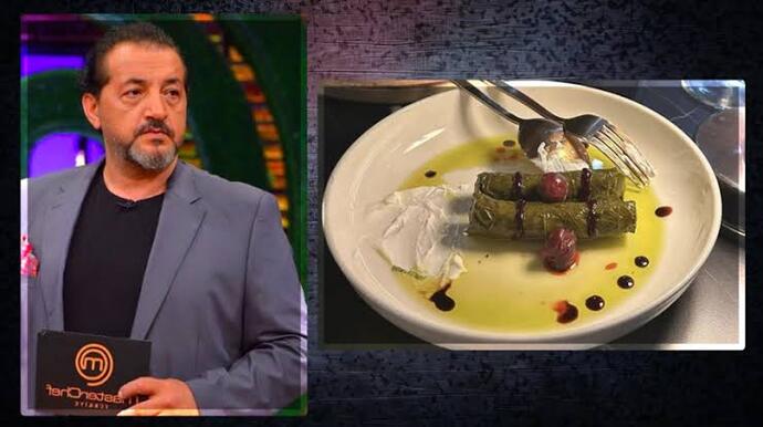 Ünlü şef Mehmet Yalçınkayanın restoranında 4 adet vişneli yaprak sarma 550 ₺ Siz olsanız verir mıydınız değer mi?