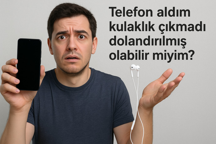 Telefon aldım kulaklık çıkmadı dolandırılmış olabilirmiyim?