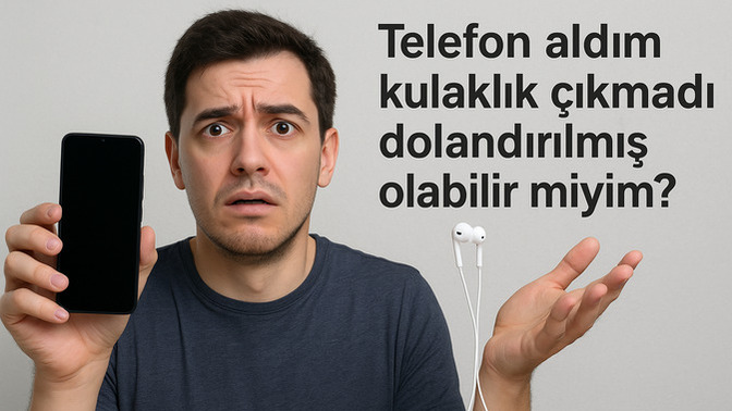 Telefon aldım kulaklık çıkmadı dolandırılmış olabilirmiyim?