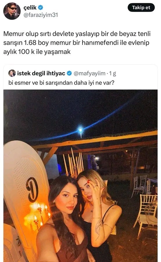 Sarışın esmerin daha iyisi ne var?