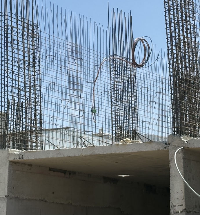Tünel kalıpta elektrik tesisatı?