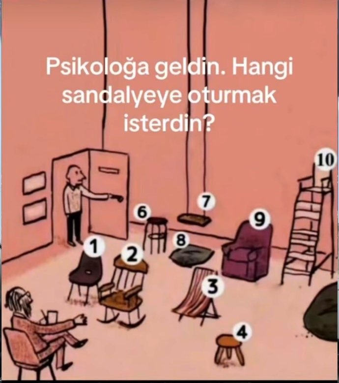 Hangi koltuğa otururdunuz?