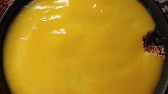 Erkekler kadar olamasa da yalancı cheesecake yaptım nasıl görünüyor?