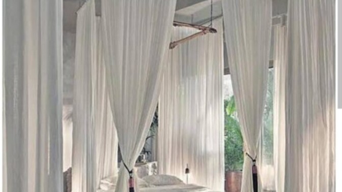Yatağı perdelerle kapatmak romantik oluyor mu?