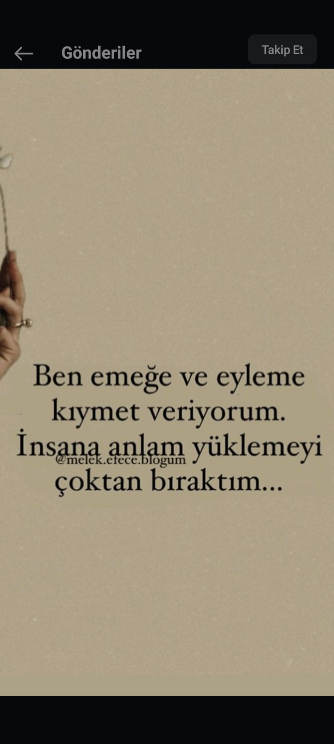 İnsanlara anlam yükler misiniz?