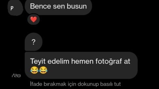 Konusmanin devamini mesaj atmadan nasıl getirebilirim😆?