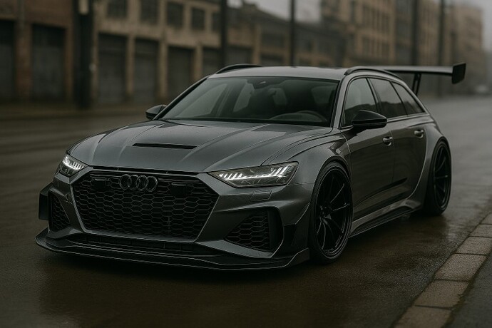 Modifıyeli audi rs 6 modifiyeli toyota supra mk4?