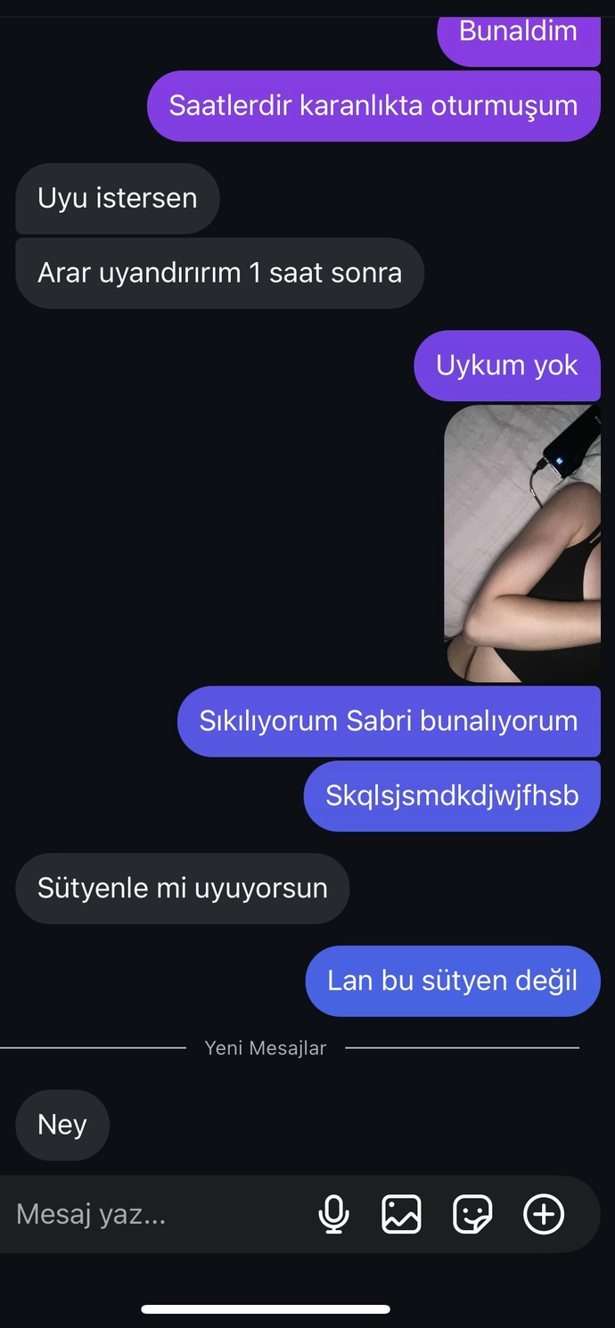 Konuştuğum çocuğun sorduğu soru normal mi?