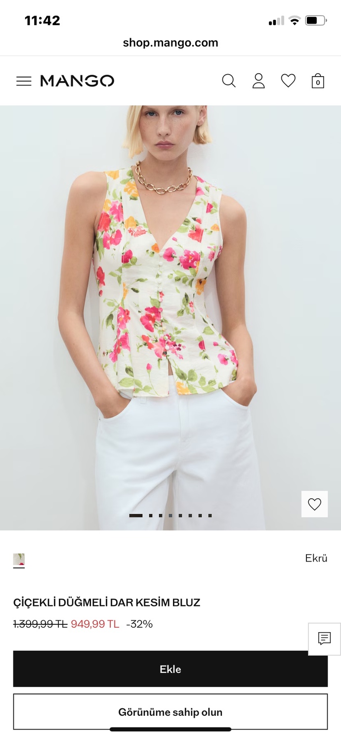 Nasıl bluz, beyaz keten pantalon ile giyicem güzel mi?