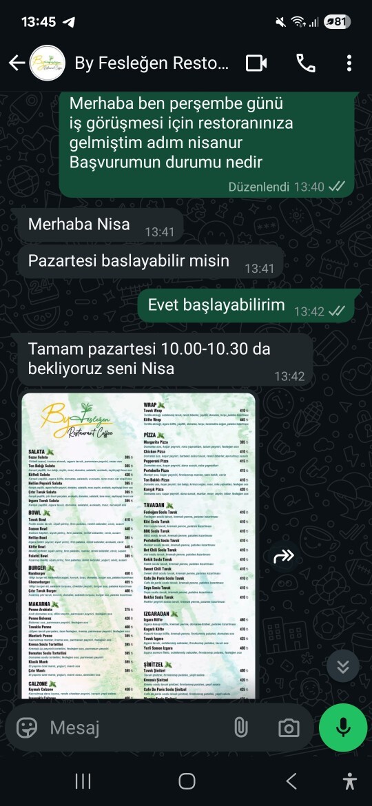 Sizce bu işe başvurarak iyi mi yaptım?