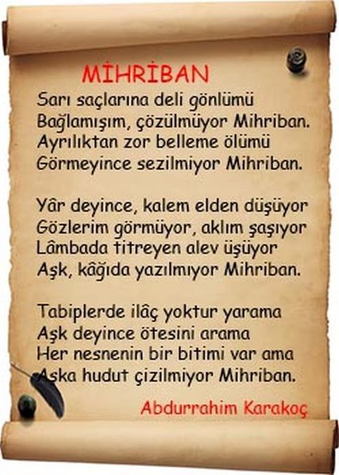 Bir şarkının, şiirin veya romanın en vurucu sözünü paylaşın desem neyi paylaşırsınız?