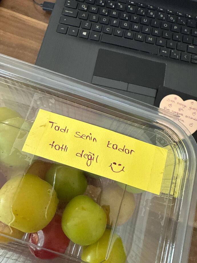 Sevgilimle uzak mesafe ilişkisine geçiyoruz ikimizde üzülüyoruz yolda yemesi için atıştırmalık yaptım nasıl?