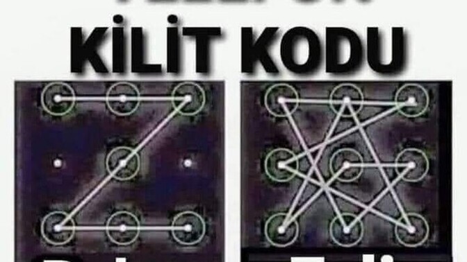 Telefon kilit kodunuz var mı?