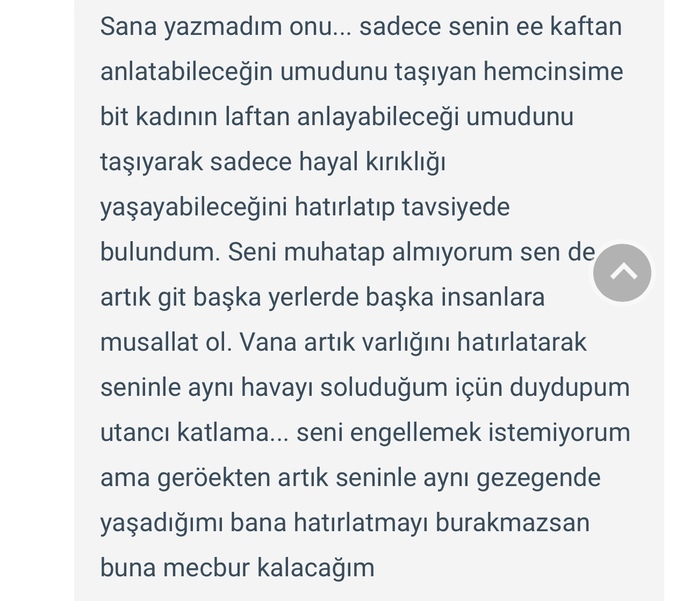 Ne düşünüyorsunuz kadın düşmanları hakkında?