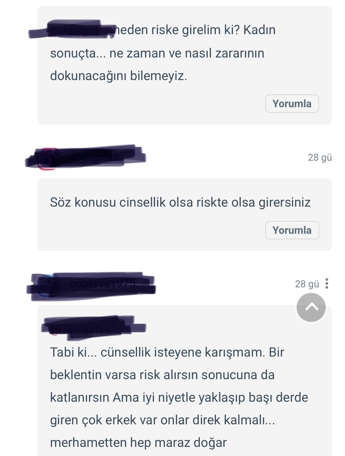 Ne düşünüyorsunuz kadın düşmanları hakkında?