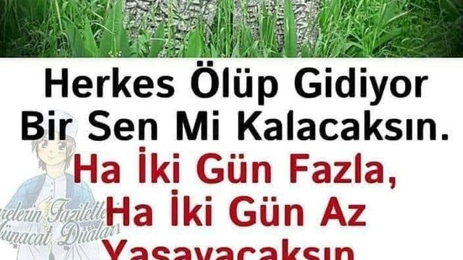 Selamin aleyküm arkadaşlar kime kalmış ki mal mülk dünya geçer gider yalan dunya bu şarkıyı seviyorum ya ?