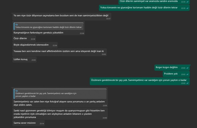 Sevgilimin böyle konuşması normal mi?
