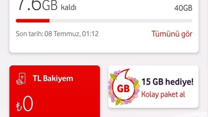 Ne kadar internetin kaldı🥺?