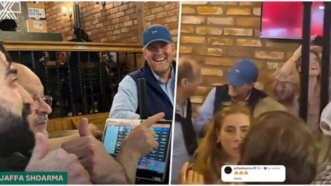 Türk dönercisinde Hollanda Kralı Willem-Alexander döner için sıra bekledi. Siz kral olsaydınız sıra bekler miydiniz?