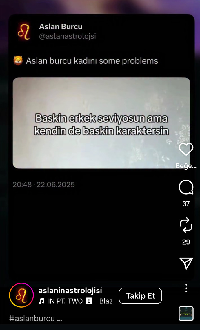 Dominant biriyle sevgili olur musun?