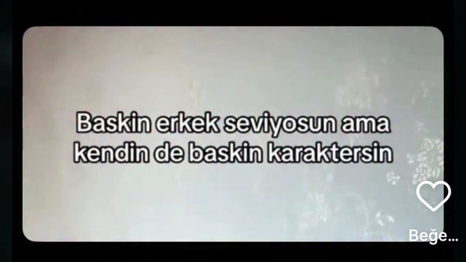 Dominant biriyle sevgili olur musun?