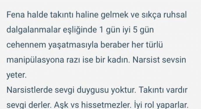 Bunu diyen bir adamın psikopat çıkması hakkında ne düşünüyorsunuz?