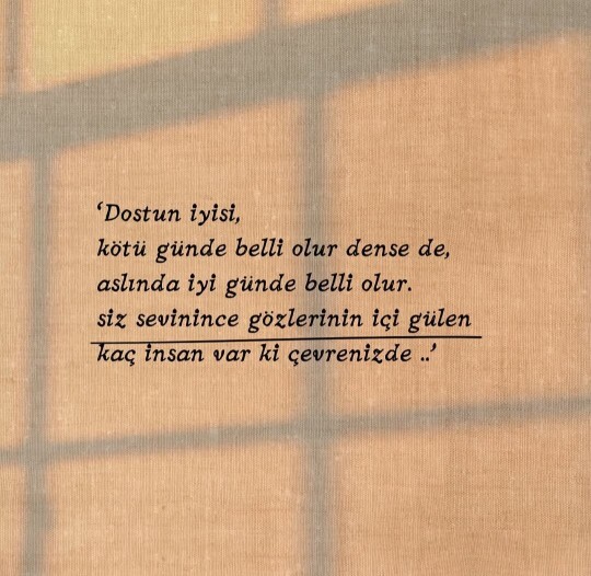 Dostun iyisi kötü günde mi belli olur, iyi günde mi?
