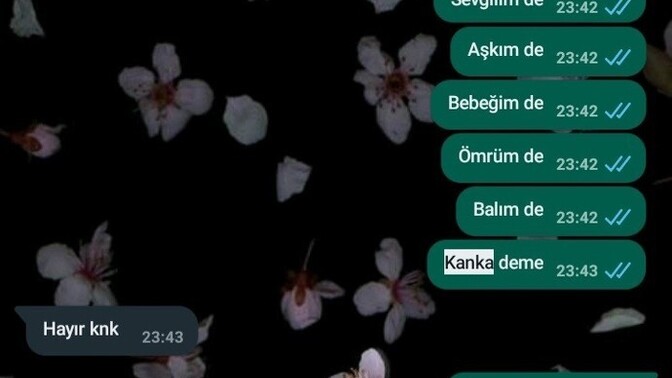 SSevgiliye " kanka " diye hitap edilir mi?