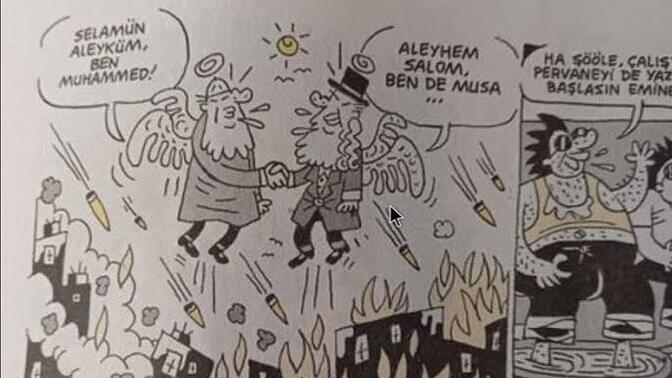Leman Dergi denilen paçavranın iğrenç karikatürü hakkında ne düşünüyorsunuz?
