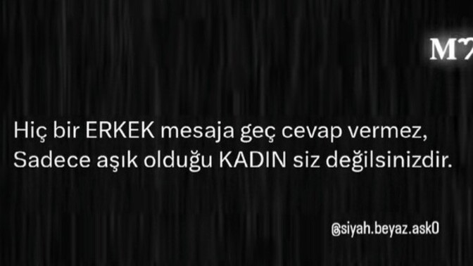 Erkekler mesaja neden geç cevap verir?