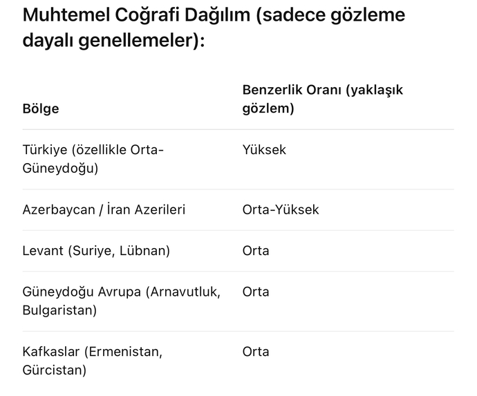 Hiç yapay zekaya tipiniz üzerinden hangi coğrafyaya ait olduğunuzu sordunuz mu ya da dna nıza baktırmayı düşündünüz mü?