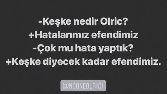 Keşke nedır? Keşkelerin var mi?