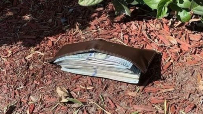 Dolar dolu bu cüzdanı bulsan ne yaparsın?