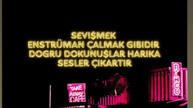 Sevişmek bir enstrüman olsaydı bu hangisi olurdu?