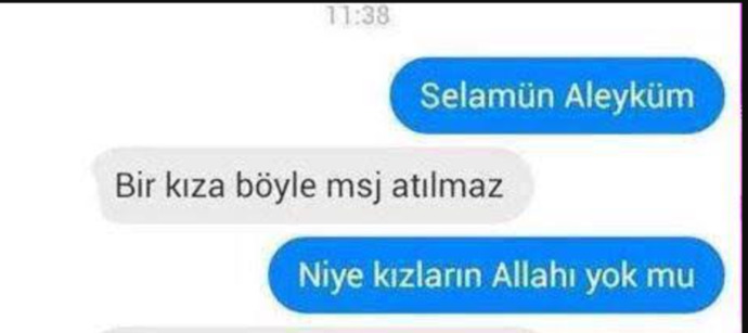 İlk mesaj