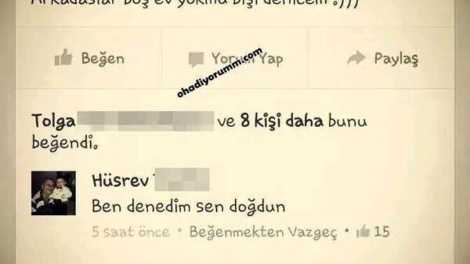 Boş evde napilir?