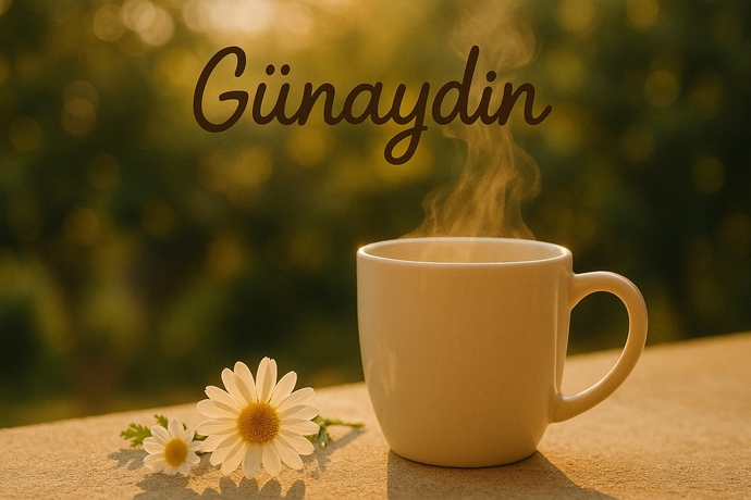 Bugün günaydın mesajını aldın mı?
