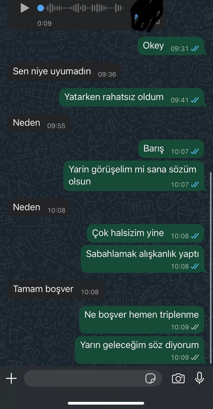 4 gündür bu çocuğu ekiyorum küstü bana?