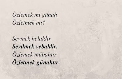 İnsan yaşadıklarına mı yaşatana mı özlem duyar?