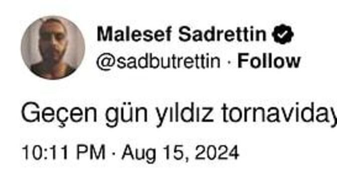 Bu aralar kendinle aranız nasıl?