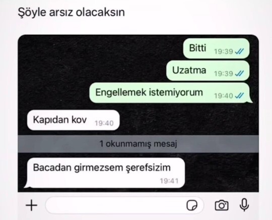 Böyle olsun istiyorsunuz. Böyle olunca da takıntılı sapık diyorsunuz. Siz ne istiyorsunuz?
