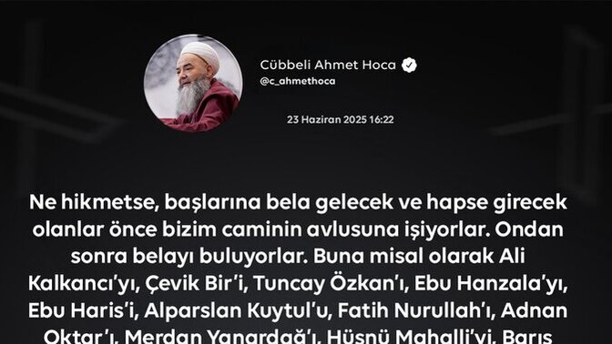 Cübbelinin Fatih Altaylı’ya şerefsiz demesi hakkında ne düşünüyorsunuz?