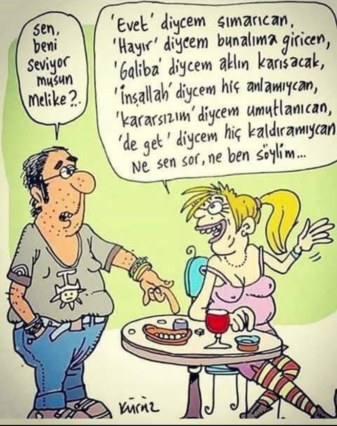 Beni seviyor musun? sorusuna verdiğiniz cevaplar nelerdir?