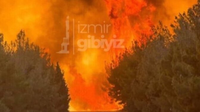 İzmir yanıyor, cenneti yok ediyorlar ne olacak böyle?