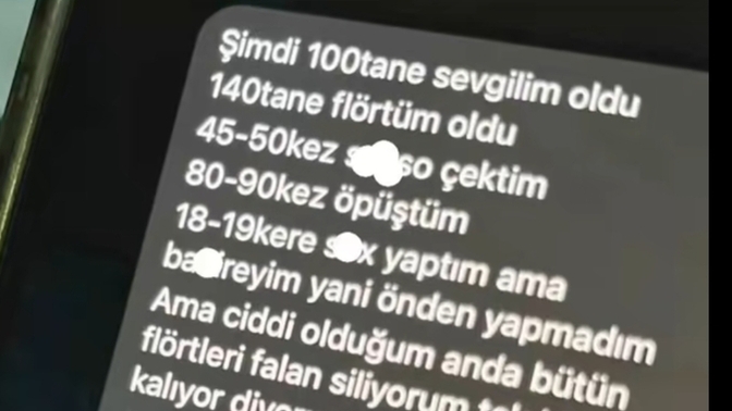 Ciddi düşündüğünüz kızdan böyle bı mesaj alsanız napardiniz?