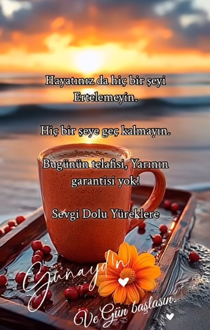 Hayatınızda ertelediğiniz şeyler var mı?